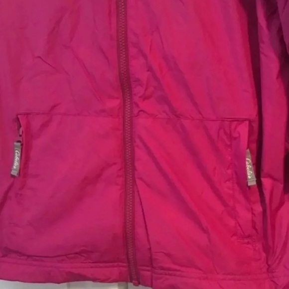 Cabela's Pink Fleece lined jacket size small - Picture 3 of 5
